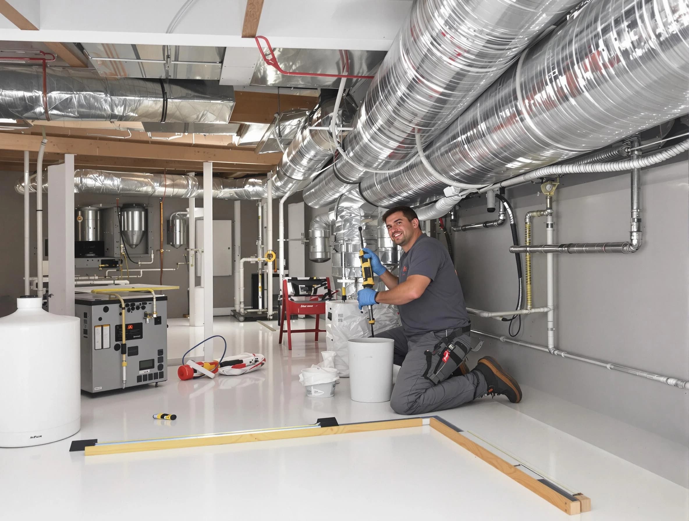 Professional duct sealing service by Medford Air Duct Cleaning in Medford