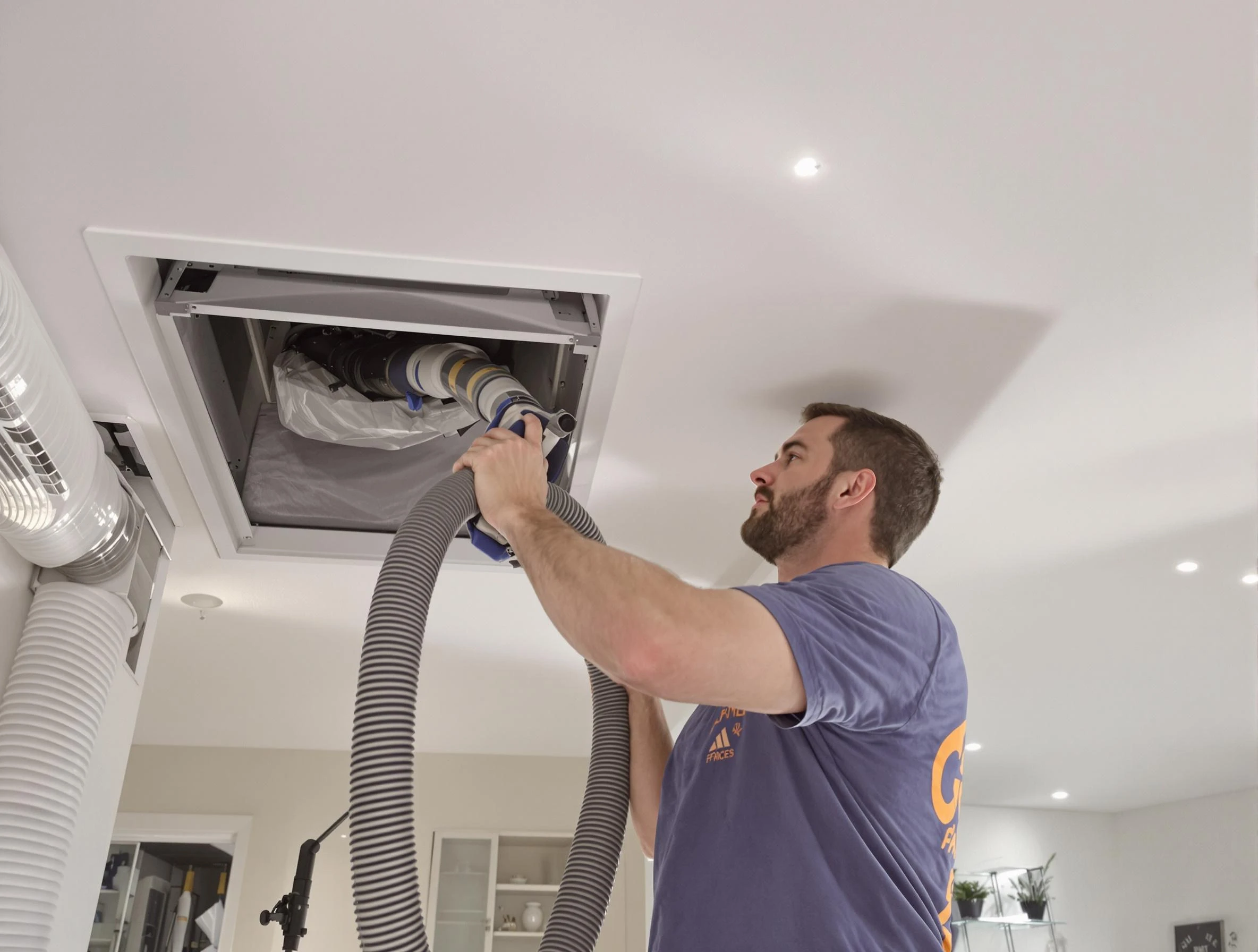 Precision indoor duct cleaning by Medford Air Duct Cleaning in Medford