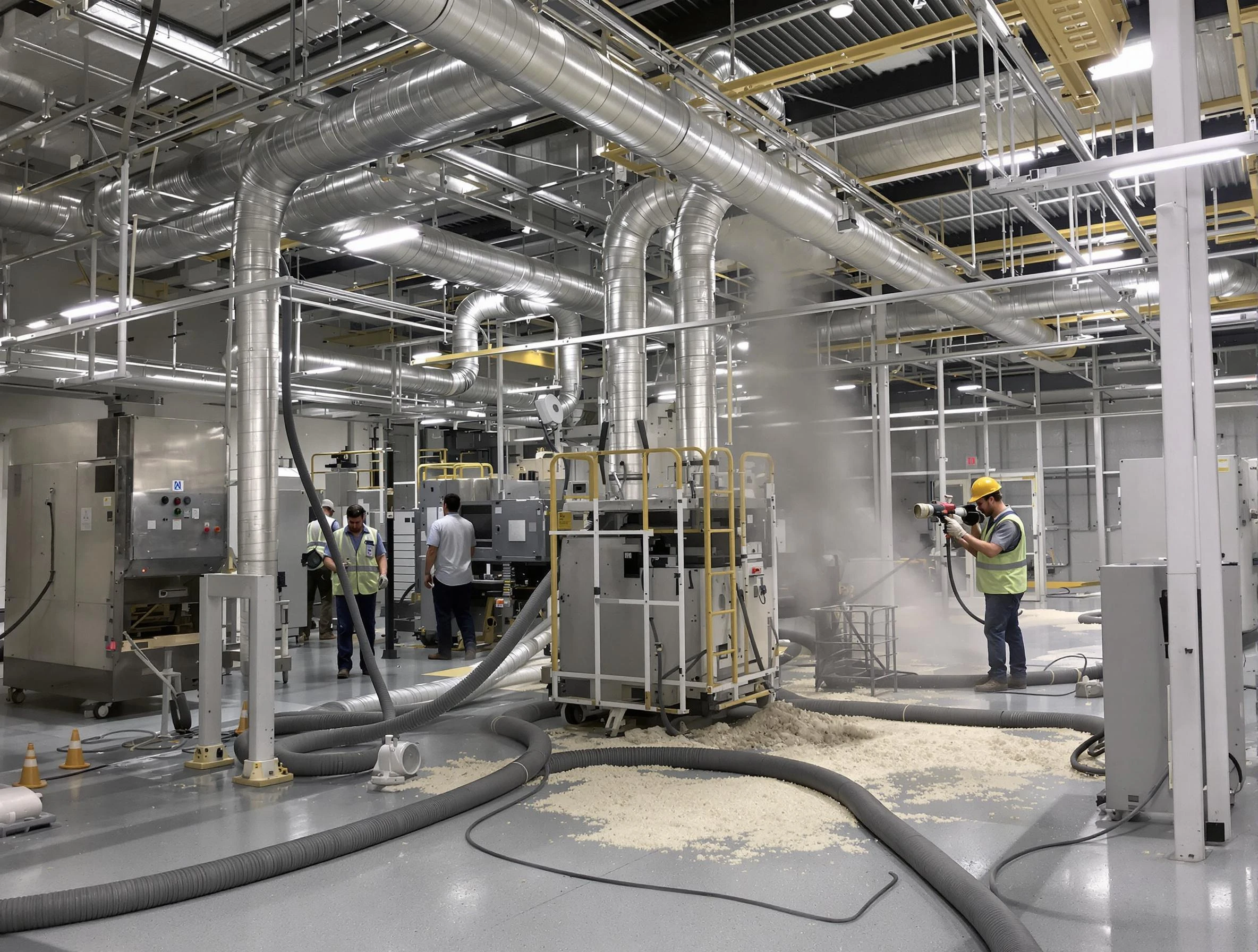 Heavy-duty industrial duct cleaning by Medford Air Duct Cleaning in Medford